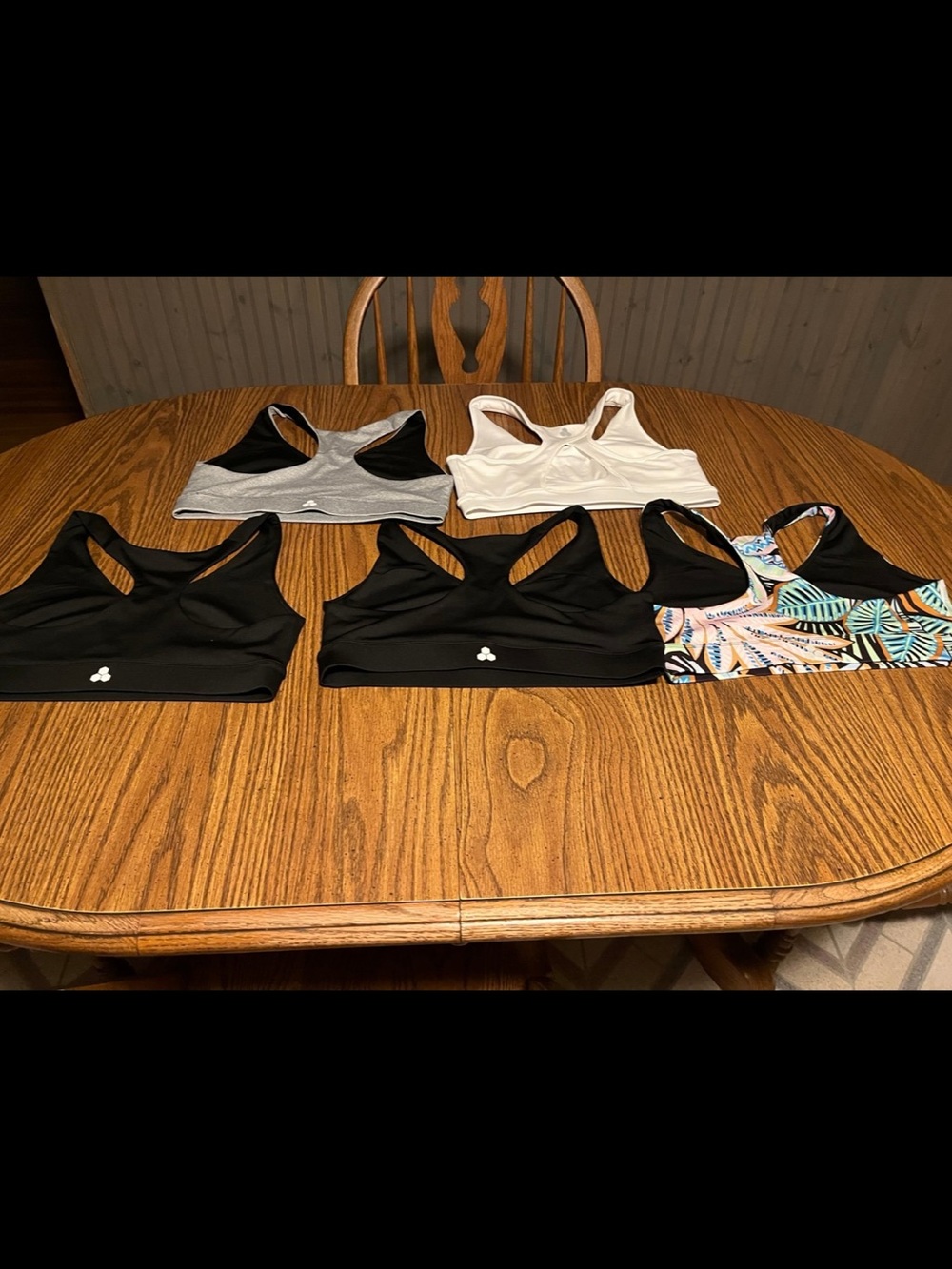 tek gear 5 Racerback Sports Bras new no tags - Picture 3 of 8
